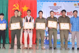 Quang cảnh ngày hội toàn dân bảo vệ an ninh Tổ quốc năm 2026 tại xã Đak Sơmei. Ảnh: Lạc Hà