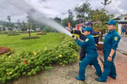 Huấn luyện nghiệp vụ PCCC và CNCH cho lực lượng dân phòng phường Quy Nhơn Bắc