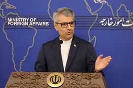 Người phát ngôn Bộ Ngoại giao Iran, ông Esmaeil Baghaei - Ảnh: AFP