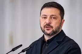 Tổng thống Ukraine Zelensky. Ảnh: Sopa