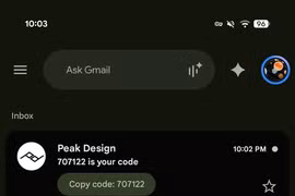 Gmail rút ngắn thao tác nhập mã xác thực hai bước