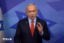 Thủ tướng Israel Benjamin Netanyahu. Ảnh: THX/TTXVN