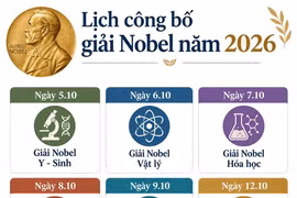 Chiều nay (6-10) công bố giải Nobel Vật lý 2026: Thành tựu nào sẽ được vinh danh?